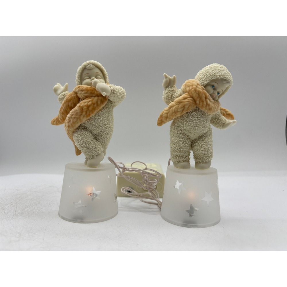 Department 56 2000 Snowbabies Born to Be a Start 56.69079 Lighted Base Retired
